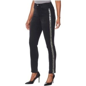 Lauren Ralph Lauren black label high Rise size 12 super stretch skinny jeans nwt